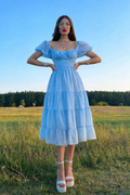 Azura Long Layered Frock Dress