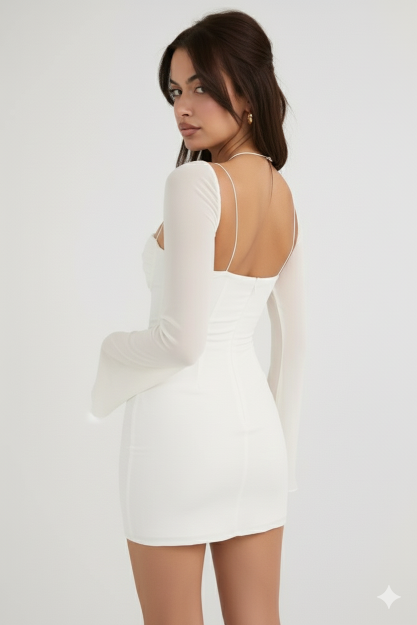 Halter Neck Mini Dress