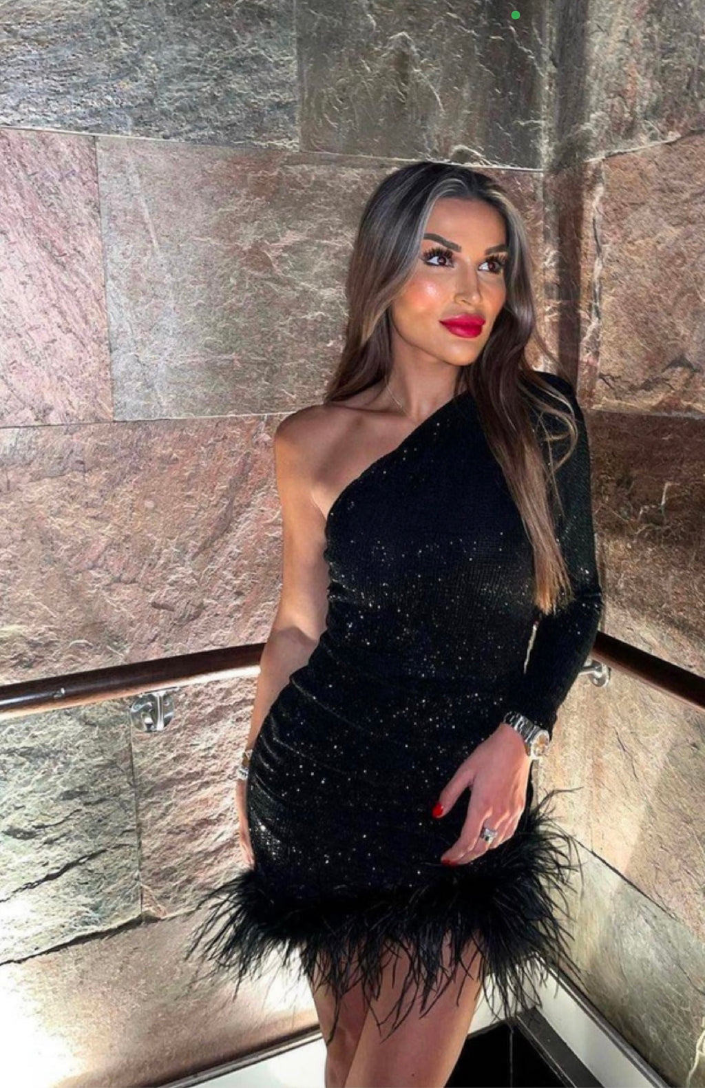 Teesa One Shoulder Dress