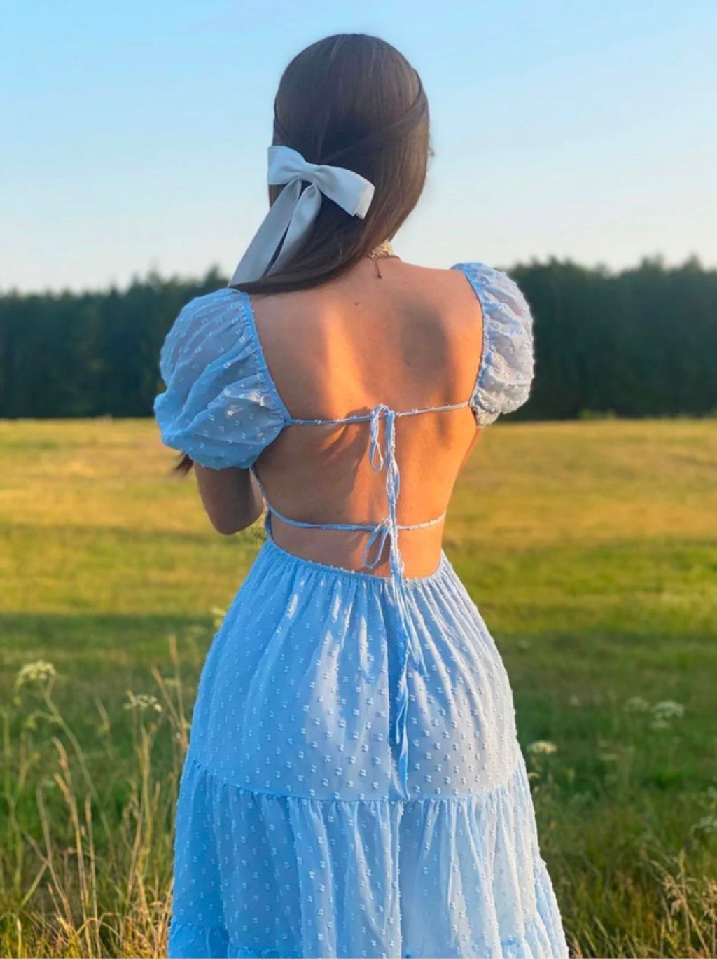 Azura Long Layered Frock Dress