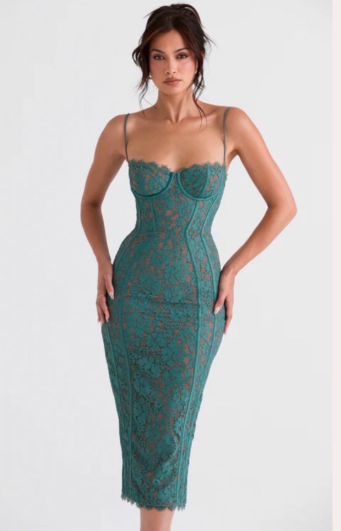 Glitzy Midi Dress