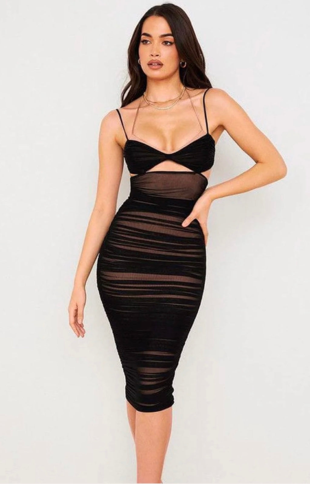 Rushed Cutoff Dress