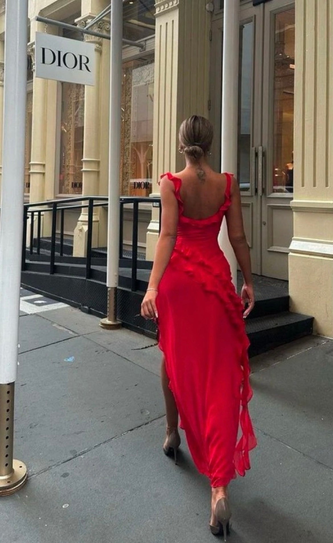 Serena Red Dress