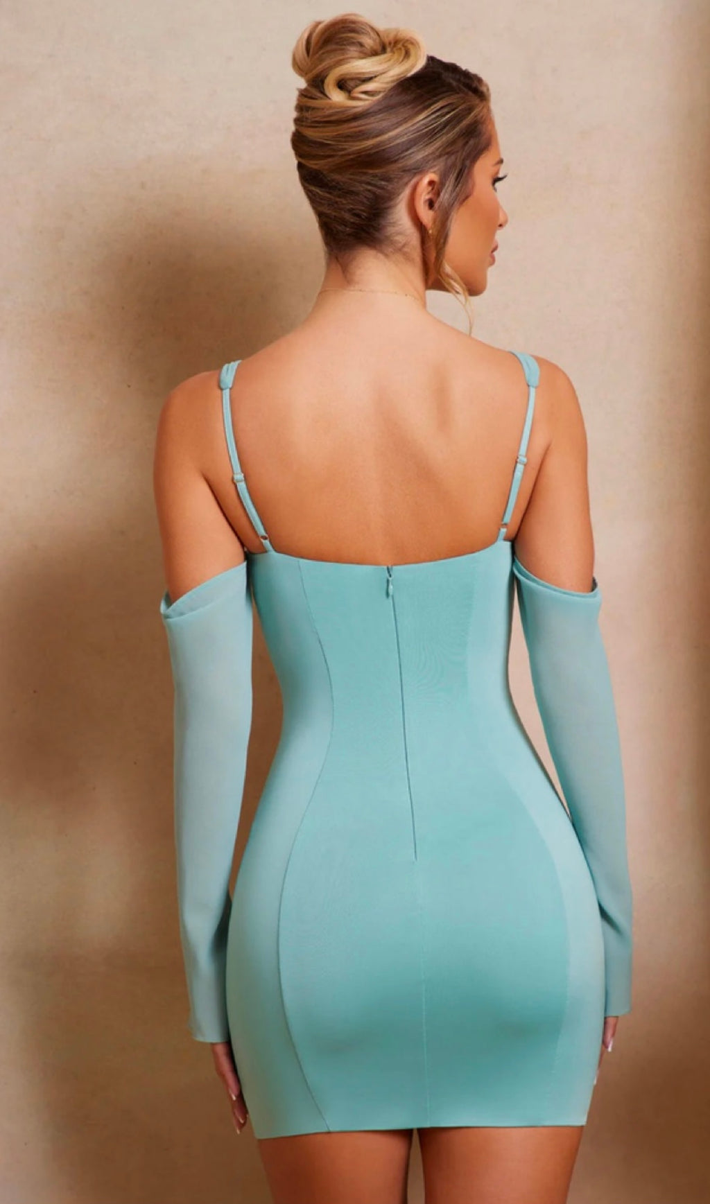 Fera Wine-Mint  Dress
