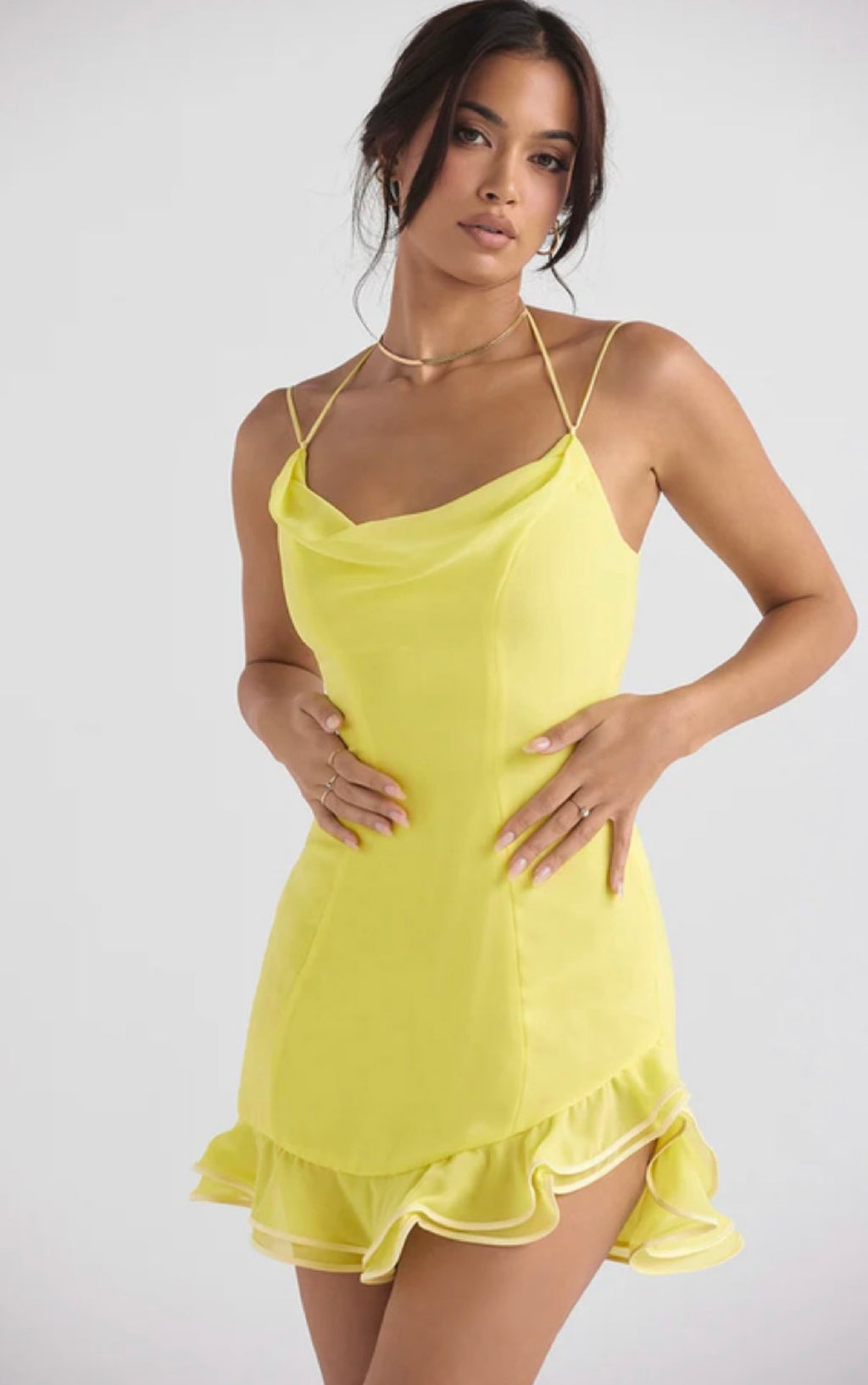 Aster Caul Neck Dress