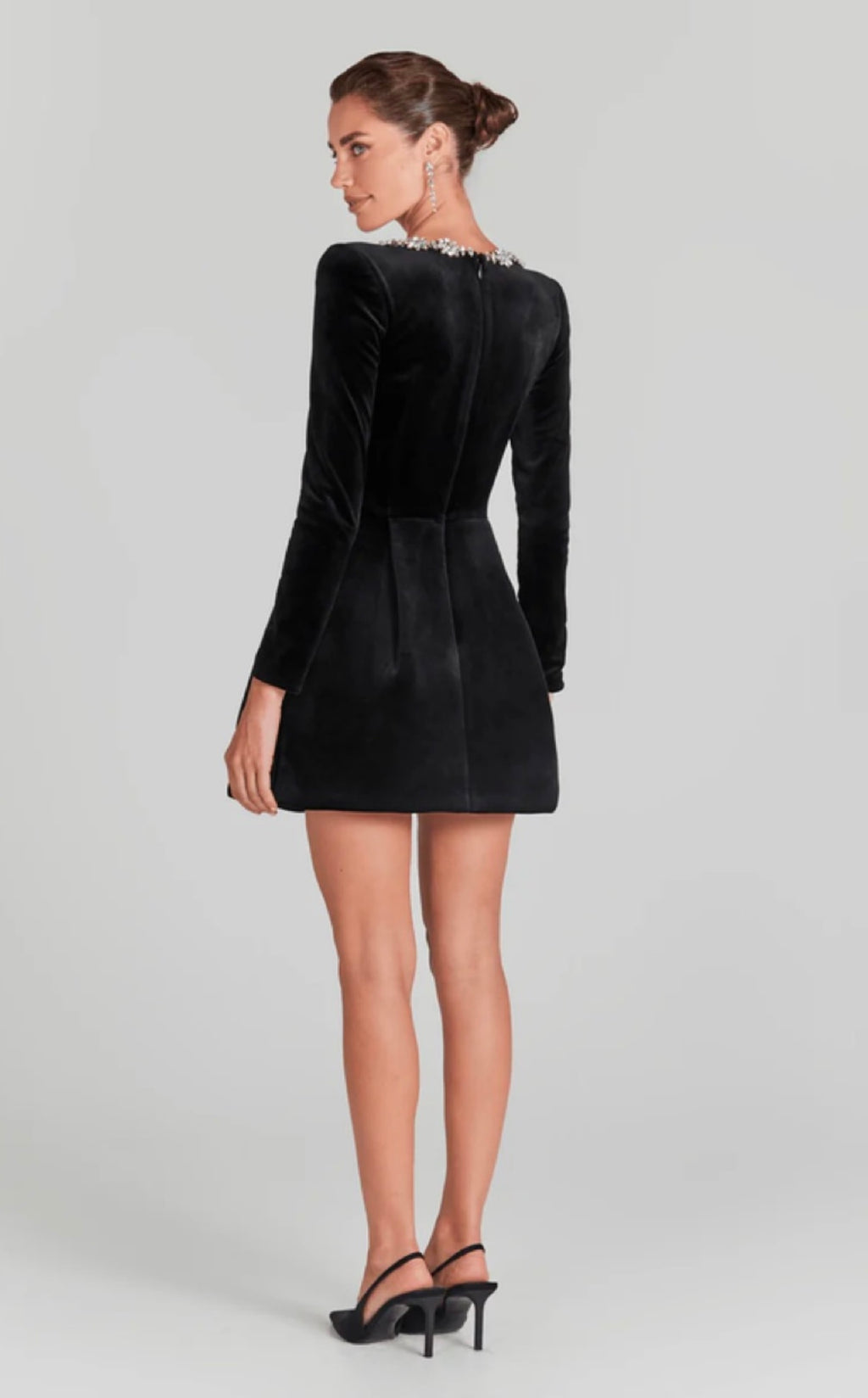 Pobble Velvet Short Dress
