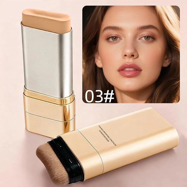 3 in 1 Korean Stick Foundation multi-use Double Head Foundations Make up Sticks - Pack of 1